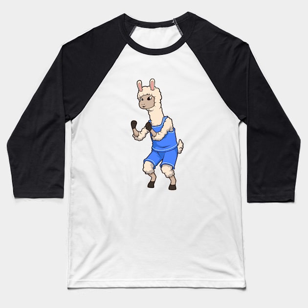 Tabata Alpaca Baseball T-Shirt by Modern Medieval Design